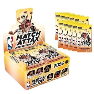 Carte de jeu de basket-ball <span class=keywords><strong>NBA</strong></span> Matchattax <span class=keywords><strong>Star</strong></span> Card 2025, Super Energy Pack, carte en papier rare à collectionner, cadeau de fête, utilisation en fête - Product Image 3