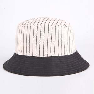 Gorra de Pescador Vintage de Algodón Lavado con Logotipo Bordado Personalizado Unisex, Gorra de Sol Informal a Rayas para Uso Diario - Product Image 6