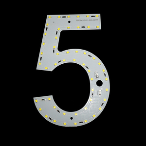 Lampe de nuit électronique en aluminium pour couples, bébés, lettres LED décoratives pour chambre à coucher, modules PCB, marque <span class=keywords><strong>Mankun</strong></span>, garantie 3 ans - Product Image 4