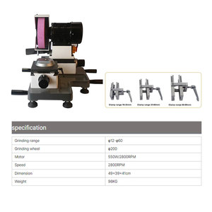 Moteur Z60 220V 0.2kW, foret de grande taille haute précision |   Affûteur de forets pour forets de 12 à 60 mm Garantie 1 an - Product Image 2