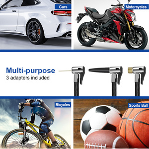 Электрический воздушный мини-насос 2000 мАч, компрессор с аккумулятором, воздушный насос с ЖК-экраном, воздушный компрессор для автомобиля, велосипеда, мотоцикла - Product Image 6