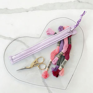 Sac de maquillage portable en PVC transparent avec fermeture éclair, personnalisé, en gros, pour filles, sac de toilette de voyage, sac cosmétique - Product Image 3