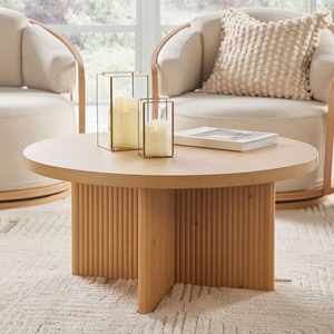 Rãnh hiện đại Vòng phòng khách đồ nội thất MDF gỗ làm tổ Bàn cà phê - Product Image 1