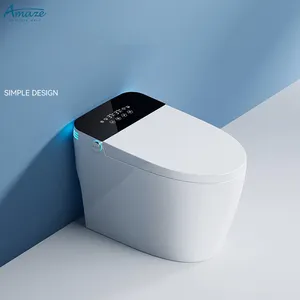 Chinese Chaozhou Cheap Price New Design Wc Remote Control Wifi P Trap Smart Intelligent With Bidet Toilet Bowl