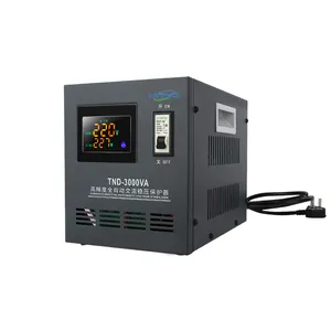 Ac Auto Stroomspanningsregelaar Stabilisator Tnd/Svc 3000va/3kva 110V 220V 100% Koperen Spoel Elektrische Stabilisator Voor Huishoudelijke