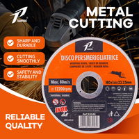 Disque de découpe abrasif pour acier cornière, disque de découpe métallique personnalisé en aluminium, disque de découpe à liant résineux, double filet renforcé