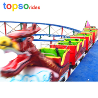 Promotionnel coulissante manèges roller coster pour jeux d'enfants