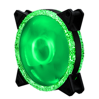 Ventilateurs de refroidissement pour boîtier d'ordinateur Crystal Diamond 120 mm, ventilateurs RGB pour processeur, alimentation, ventilateurs de refroidissement avec lumière LED pour boîtier de PC