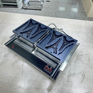 Machine à gaufres en forme <span class=keywords><strong>de</strong></span> <span class=keywords><strong>tour</strong></span> commerciale, électrique, personnalisée, 3 pièces, pour faire des crêpes en forme <span class=keywords><strong>de</strong></span> <span class=keywords><strong>tour</strong></span> <span class=keywords><strong>de</strong></span> Paris, revêtement antiadhésif - Product Image 6