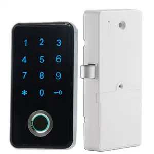 Smart Home Lock 200 Pcs Password Zinc Alloy Gym Waterproof Touch Sensor Smart keyless Fingerprint Unlock Electronic Cabinet Lock