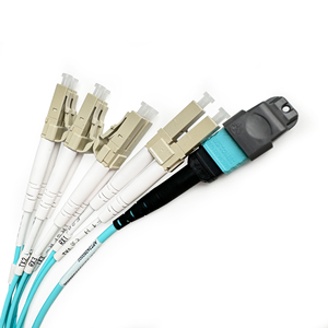 Cable de Distribución de Alta Densidad y Baja Pérdida de 8 Fibras MPO/MTP LC/UPC Multimodo OM3/OM4 LSZH con Garantía de 3 Años para Centro de Datos - Product Image 5