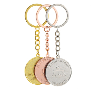 Llavero Personal grabado en relieve, de latón dorado, para Hotel, accesorios personalizados con logotipo - Product Image 4
