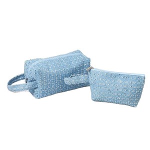 Customizable Canvas Cosmetic <b>Bag</b> <b>Small</b> Size Practical Modern Style General Packaging Use - Product Image 1