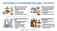 Poudre de magnésie légère brûlée à 75 % en gros, excellente coagulation pour plaques de magnésie extérieures