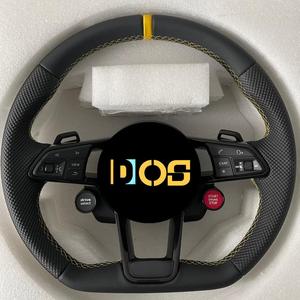 Volante de Cuero para Volkswagen <span class=keywords><strong>Golf</strong></span>, para Volkswagen <span class=keywords><strong>Golf</strong></span> 5 6 <span class=keywords><strong>GTI</strong></span> <span class=keywords><strong>Golf</strong></span> R <span class=keywords><strong>MK7</strong></span>, para VW Polo <span class=keywords><strong>GTI</strong></span>, Volante de Alta Calidad - Product Image 1