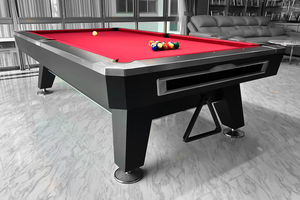 Table de <span class=keywords><strong>billard</strong></span> professionnelle de tournoi en ardoise américaine à prix abordable, avec retour de balles, pour club commercial, 9 pieds - Product Image 5
