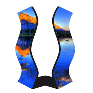 Haute qualité personnalisable créatif doux Flexible LED écran d'affichage usine directe incurvé publicité anneau Cyclindrcial vidéo - Product Image 4