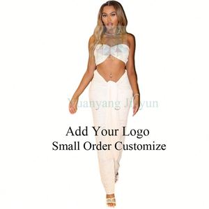 Costume da bagno bikini monospalla con nodo a tinta unita, sexy, tre pezzi - Product Image 1