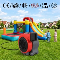 Souffleur gonflable robuste, meilleur souffleur commercial pour château gonflable, 2HP, IPX4, souffleur d'air commercial empilable