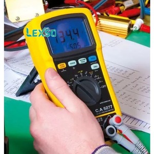 Chauvin Arnoux c. มัลติมิเตอร์แบบใช้มือถือ5277, RMS จริง, 10A AC MAX, 20A 1000V - Product Image 4