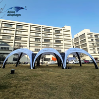 Tente gonflable ignifuge pour événements, structure hermétique, taille personnalisée pour événements d'entreprise, activités sportives, camping en bord de mer, promotion