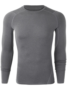 Flatlock Nähte Anti-Geruch Hybrid <span class=keywords><strong>Raglan</strong></span> Langarm Kompression L/S Shirt-Herren Hockey Jersey - Product Image 5