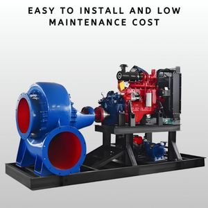 Pompe à flux mixte motorisée pour l'irrigation agricole, pompe à eau à flux mixte - Product Image 2