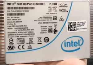 P4510อินเทล2T U.2 NVMe Enterprise-Class SSD (โซลิดสเตทไดรฟ์) - Product Image 6