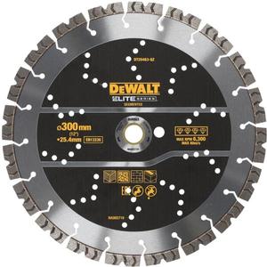 Lame diamantée DeWalt Elite 300 mm segmentée pour la découpe du béton et de la maçonnerie - Product Image 1