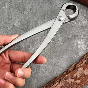 Kit d'outils professionnels pour bonsaï en acier, avec pinces à rotule, coupe-fils et sécateurs pour la horticulture - Product Image 1
