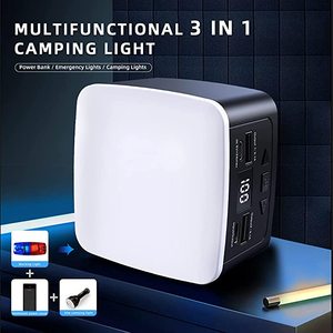 Portable Emergency Outage Hiking Rechargeable Power Bank 18000mAh Camping Tent Lights Outdoor LED Camping <strong>Lantern</strong> <strong>Lamp</strong> - Product Image 4