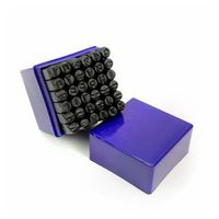 Alphabet Number Puncher Steel Die Metal Stamp 36Pcs Letter Number Jewelry Stamps Punch Set for DIY Belt Leather Craft Tool 3-6mm