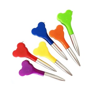 Cinta métrica Probon Garden de 1M, mini cinta métrica de acero con mango de plástico colorido, ligera para uso en exteriores. - Product Image 1