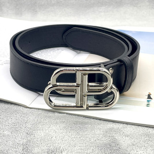 <span class=keywords><strong>Ceinture</strong></span> PU polyvalente à double boucle <span class=keywords><strong>B</strong></span> unisexe 3.3*110cm <span class=keywords><strong>ceinture</strong></span> noire <span class=keywords><strong>ceinture</strong></span> à la mode élégante pour jean et tenue vestimentaire - Product Image 4