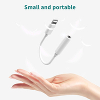 Convertidor de Audio hembra de 8 pines a 3,5mm, adaptador de conector de auriculares USB IOS para accesorios de teléfono iPhone