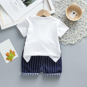 Vêtements pour enfants, ensemble élégant, vêtements pour bébés garçons, jeans, costumes d'affaires, fabriqué à Ningbo, Chine - Product Image 2