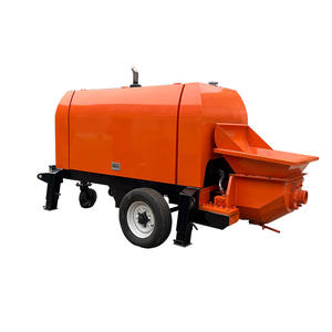 Diesel elettrico alimentato ad alta efficienza pompa per calcestruzzo bagnato miscelatore 20m verticale di trasporto per la costruzione di calcestruzzo lavoro di trasferimento - Product Image 4