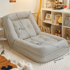 Simplicité moderne réglable <span class=keywords><strong>lit</strong></span> pour humains et chiens énorme pouf paresseux canapé pour personnes nid de chien confortable chenil zone de couchage - Product Image 4