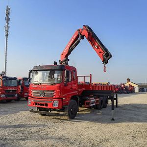 รถบรรทุกติดเครนพับได้ Dongfeng K5 6x4 ขนาด 12 ตัน สำหรับยกและขนส่ง - Product Image 4