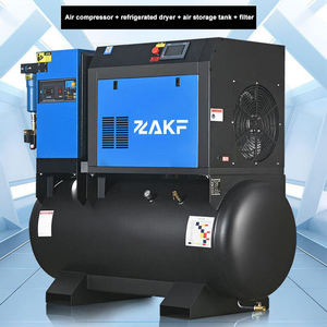 Compresor de Aire de Tornillo Rotativo Silencioso, Portátil, Integrado, Todo en Uno, Industrial, ZAKF, 4kw, 5.5hp, 220V, 50Hz, para Pintura - Product Image 3