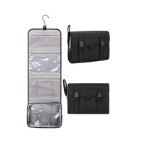 Sac cosmétique de voyage pour hommes femmes Kit de voyage suspendu sac de rasage étanche grand sac de lavage pour salle de bain douche