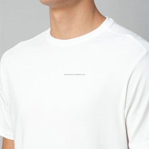 Ropa Ecológica y Sostenible, Camisetas Deportivas de Manga Corta con Cuello Redondo para Hombre, de Algodón, Bambú, Elastano, para Correr - Product Image 6