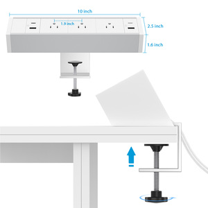 Güç çıkışı masaüstü soket dalgalanma koruyucusu çıkış açık güç şeridi tipi c fiş akıllı güç şeridi güç şeridi ab tak tipi usb priz - Product Image 4