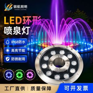Lampes LED pour fontaine en acier inoxydable 12V 24V, éclairage subaquatique pour bassin, rocaille, paysage, piscine - Product Image 2