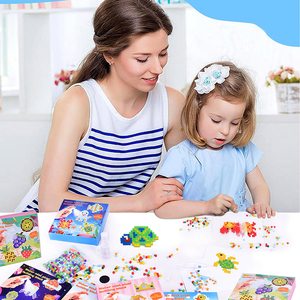 Kit Completo di Perline d'Acqua per <span class=keywords><strong>Pixel</strong></span> <span class=keywords><strong>Art</strong></span> per Bambini, Set Creativo Quadrato, Modelli Fai-da-Te in Stile <span class=keywords><strong>Pixel</strong></span>, Artigianato per Bambini - Product Image 6