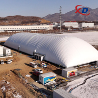 Dôme d'air durable en PVC avec structure de réduction du bruit Poteau en aluminium Blindage acoustique écologique Protection verte