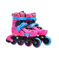 Patins à roulettes en ligne professionnels pour enfants, garçons et filles, roues en PU réglables, cadre en aluminium, coque en polypropylène, tissu en maille