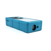 DEWEN Télémètre laser rouge haute précision 4-en-1 DIY, précision de 1,5 mm, écran LCD bleu, portée de 0,05 à 100 m, 10 000 mesures