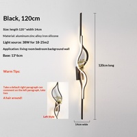 Applique murale LED en aluminium minimaliste moderne nordique pour chambre à coucher et salon, éclairage d'ambiance de luxe