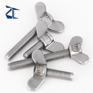 Phổ biến nhất ốc vít thép không gỉ chất lượng cao cánh tròn SS304 Xoắn BƯỚM CÁNH vít bu lông - Product Image 5